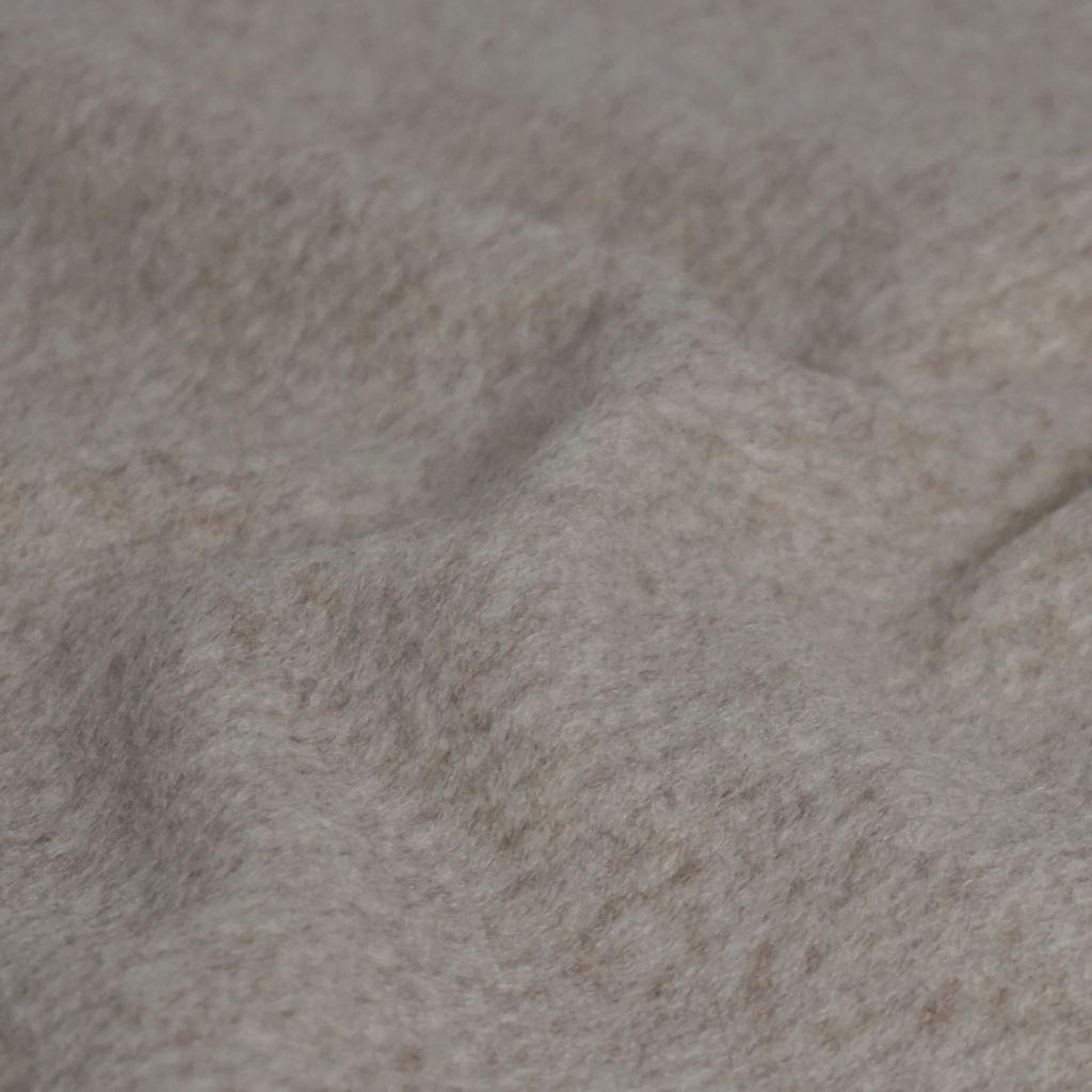 Gewebter Mantelstoff  Mischgewebe beigebraun